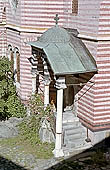 Rila Monastery, the five domed church the Nativity of the Virgin 